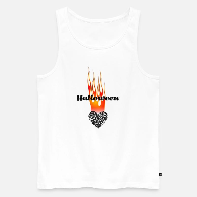 HALLOWEEN - SÜSSES ODER SAURES - Männer Premium Bio Tank Top - Weiß