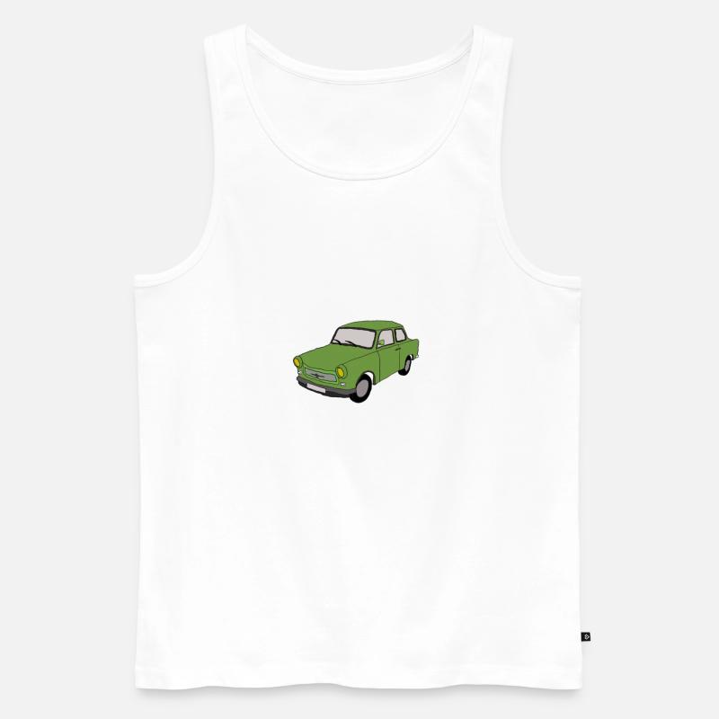 Trabbi DDR - Männer Premium Bio Tank Top - Weiß