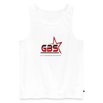 GBS - Débardeur bio Premium Homme - blanc - Devant - Michal (187cm)