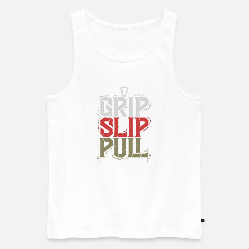 Grip Slip Pull - Débardeur bio Premium Homme - blanc
