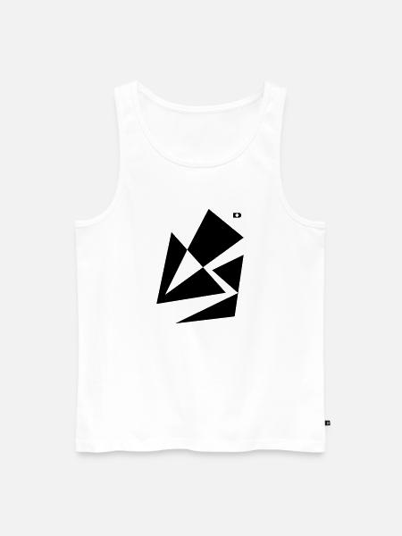 A-132 The crack - Männer Premium Bio Tank Top - Weiß
