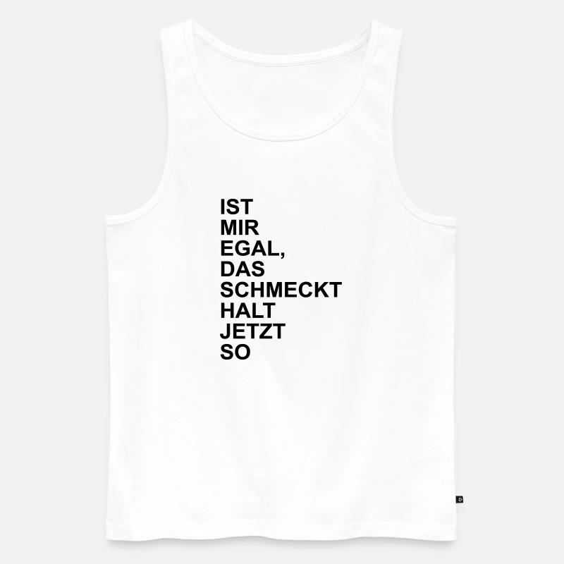 kochen - Männer Premium Bio Tank Top - Weiß