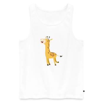 Wildtiere - Männer Premium Bio Tank Top - Weiß - Vorne - Michal (187cm)