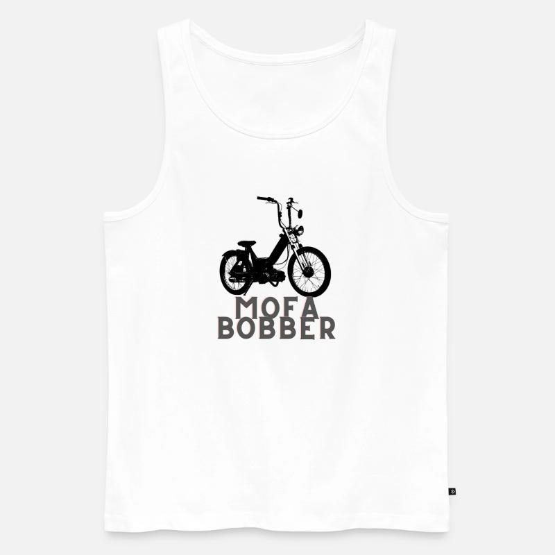 Mofabber / Cyclomoteur / Cyclomoteur - Débardeur bio Premium Homme - blanc
