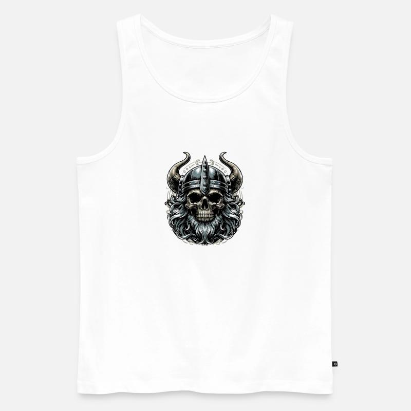 Seefahrerseele - Männer Premium Bio Tank Top - Weiß