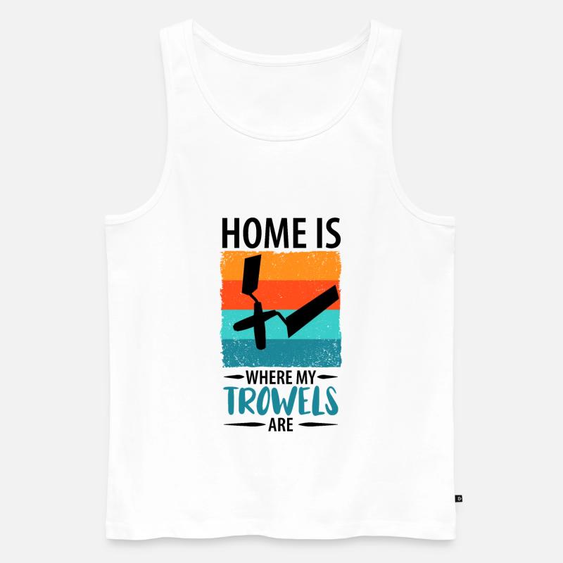 Plasterer Plasterer Plasterer Plasterer Gift - Men's Premium Organic Tank Top - white