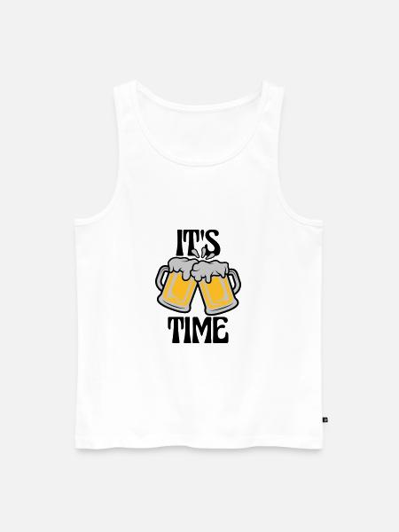 It s Beer - Men's Premium Organic Tank Top - white