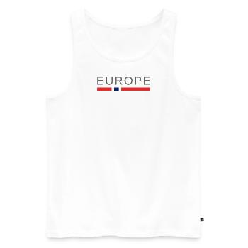 Europe - Débardeur bio Premium Homme - blanc - Devant - Michal (187cm)