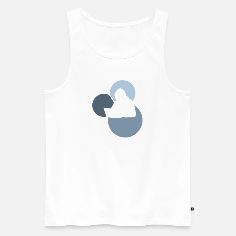 Computer Scientist Hacker Computer Science - Men's Premium Organic Tank Top - white