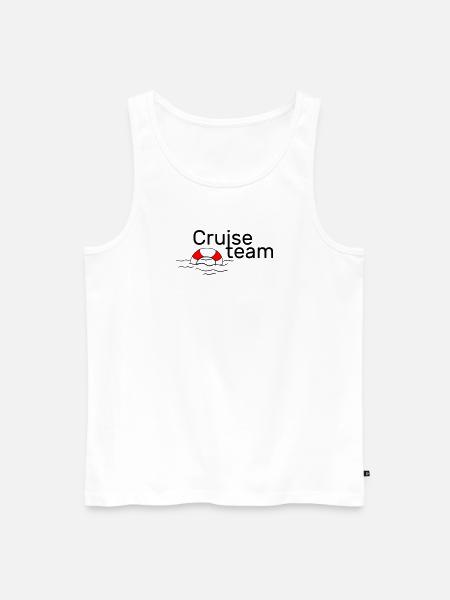 Cruiseteam - Männer Premium Bio Tank Top - Weiß