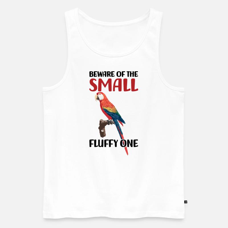 Papagei - Männer Premium Bio Tank Top - Weiß