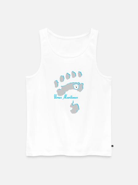 Eisbär 7 - Männer Premium Bio Tank Top - Weiß