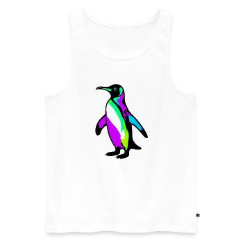 Pingouin - Débardeur bio Premium Homme - blanc - Devant - Michal (187cm)