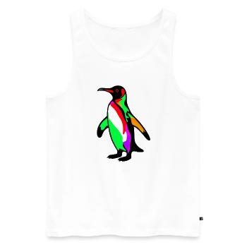 Pingouin - Débardeur bio Premium Homme - blanc - Devant - Michal (187cm)