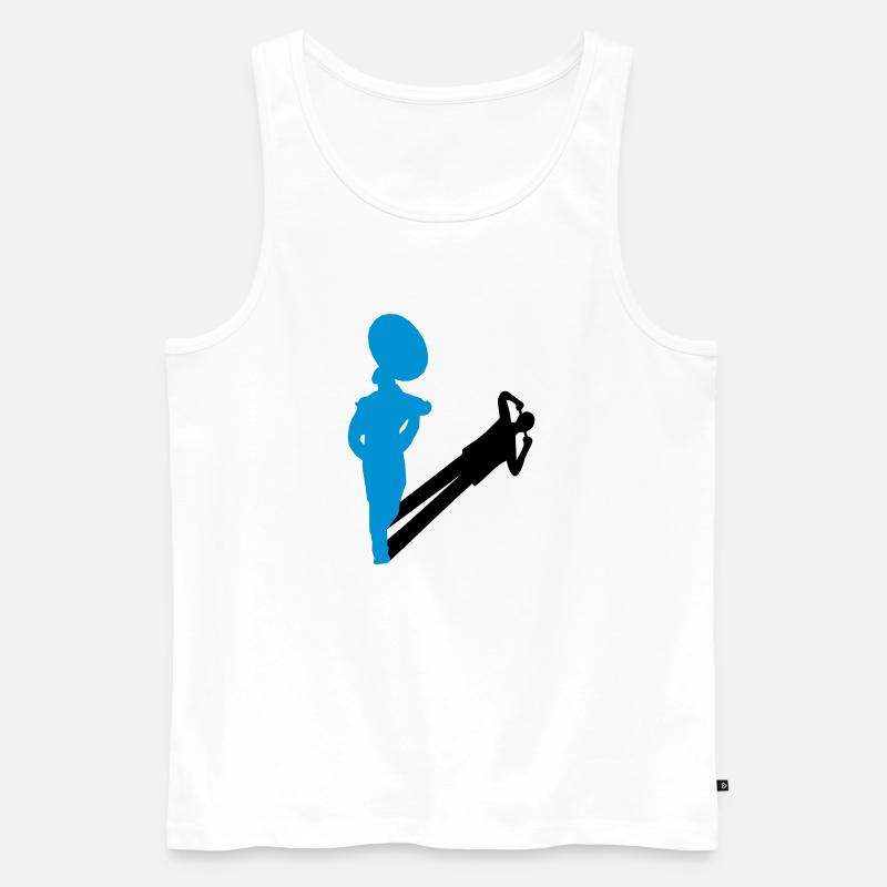 sousaphone - Männer Premium Bio Tank Top - Weiß