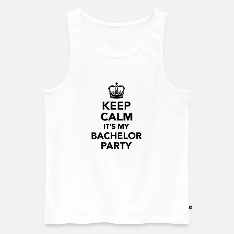 Junggesellenabschied - Männer Premium Bio Tank Top - Weiß