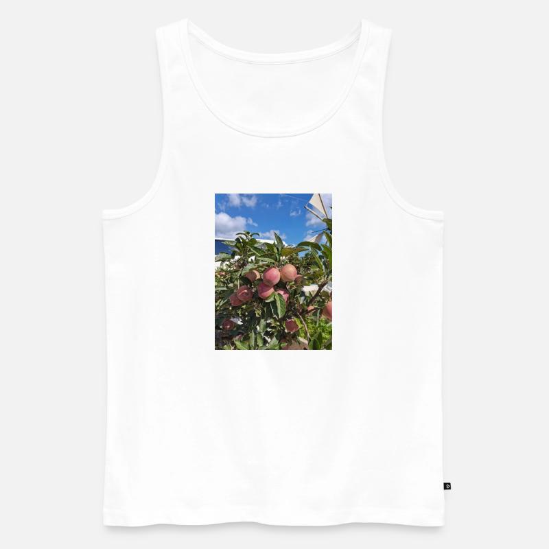 Apfel Kreta - Männer Premium Bio Tank Top - Weiß