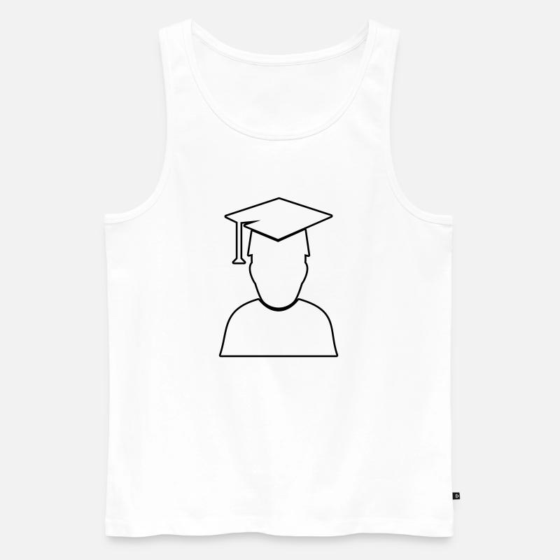 student diploma - Männer Premium Bio Tank Top - Weiß