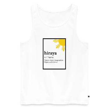 Philippines Filipino Flag Pride I Gift - Men's Premium Organic Tank Top - white - Front - Michal (187cm)