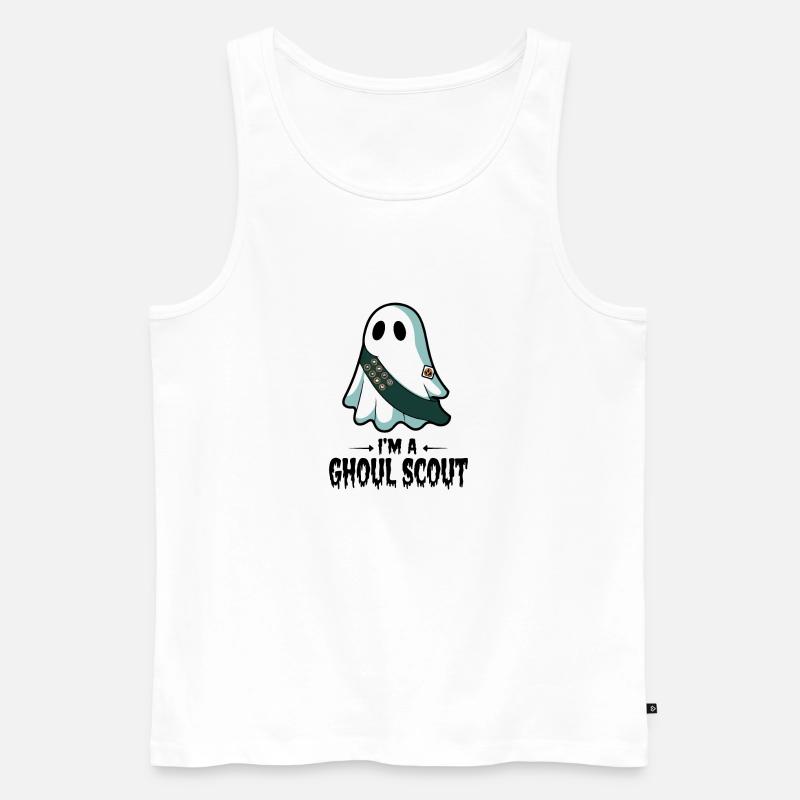 Ich bin ein Ghul-Scout - Männer Premium Bio Tank Top - Weiß