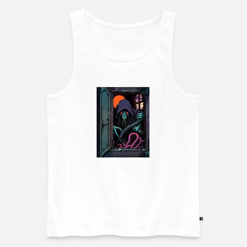 Du hast es eingeladen - Männer Premium Bio Tank Top - Weiß