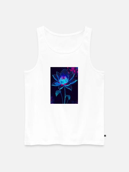 Flourish in the Void - Men's Premium Organic Tank Top - white