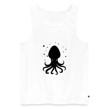 Oktopus Krake Zootier Meereswesen Tentakel - Männer Premium Bio Tank Top - Weiß - Vorne - Michal (187cm)