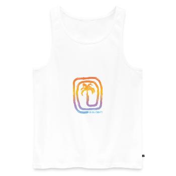 Cool Duval County Florida Palm Tree Souvenir - Débardeur bio Premium Homme - blanc - Devant - Michal (187cm)