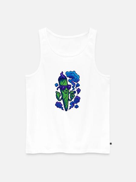 Joint Venture - Männer Premium Bio Tank Top - Weiß