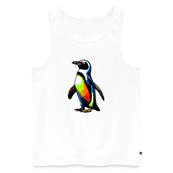 Pingouin - Débardeur bio Premium Homme - blanc - Devant - Michal (187cm)