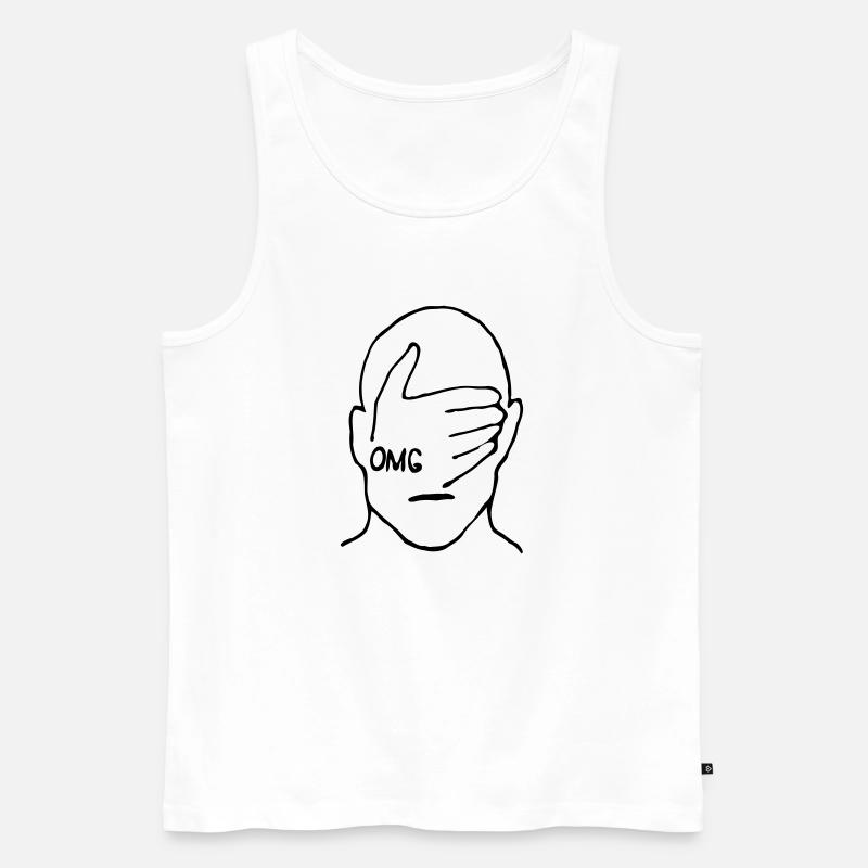 OMG - Männer Premium Bio Tank Top - Weiß
