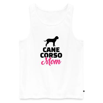 Cane Corso - Men's Premium Organic Tank Top - white - Front - AI Model Male 178 light (178cm)
