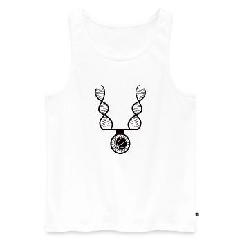 Basketball Basketball Lovers Basketball Club - Débardeur bio Premium Homme - blanc - Devant - Michal (187cm)