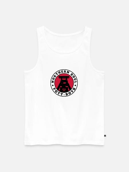 Pott-Lord - Men's Premium Organic Tank Top - white