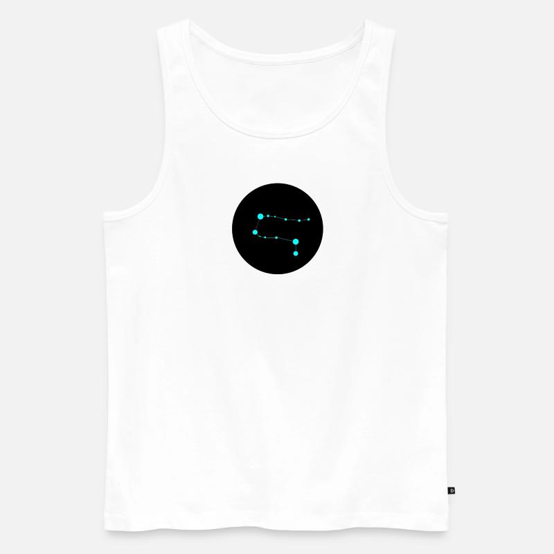 Sternzeichen Zwillinge - Männer Premium Bio Tank Top - Weiß