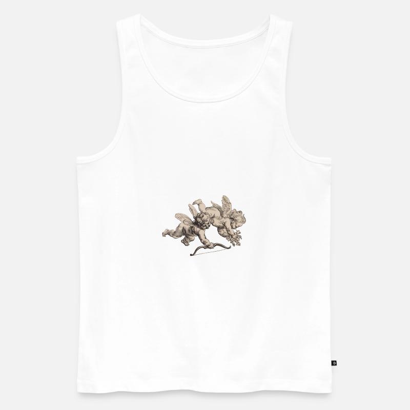 Engelchen - Männer Premium Bio Tank Top - Weiß