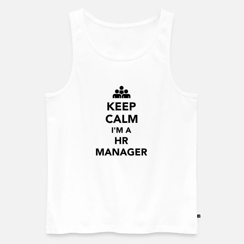 Personaler - Männer Premium Bio Tank Top - Weiß