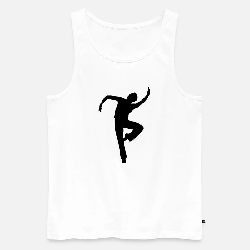 ein balet - Männer Premium Bio Tank Top - Weiß