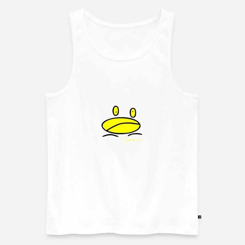 Froschmini - Ranunculus Oophagus - Männer Premium Bio Tank Top - Weiß