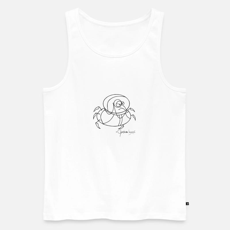 Monokelkäfer - Coleopter Monoculus - Männer Premium Bio Tank Top - Weiß