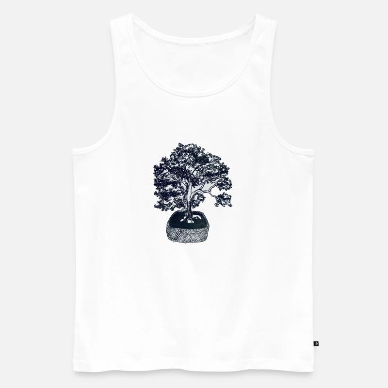 Orme de Chine - Männer Premium Bio Tank Top - Weiß