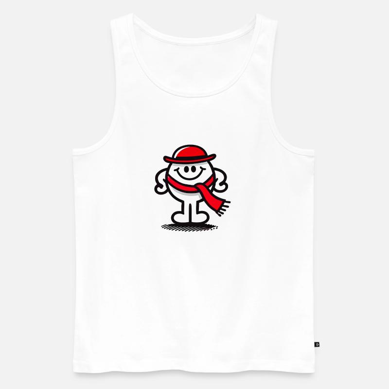 Feria - Männer Premium Bio Tank Top - Weiß
