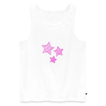 ALLES GUTE ZUM GEBURTSTAG. ALLES GUTE ZUM GEBURTSTAG. JAHRESTAG. - Männer Premium Bio Tank Top - Weiß - Vorne - Michal (187cm)