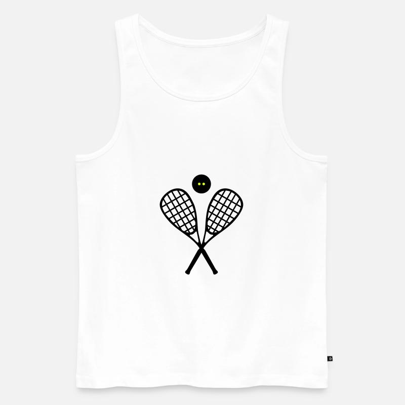 Squash - Männer Premium Bio Tank Top - Weiß