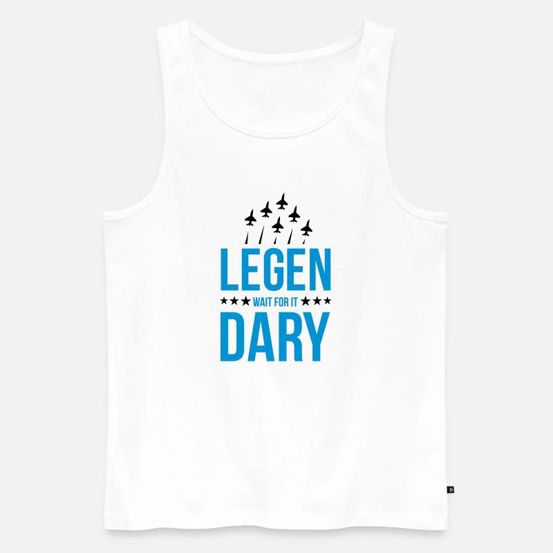 legendary - Männer Premium Bio Tank Top - Weiß