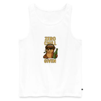 I Otter Be Left Alone - Männer Premium Bio Tank Top - Weiß - Vorne - Michal (187cm)