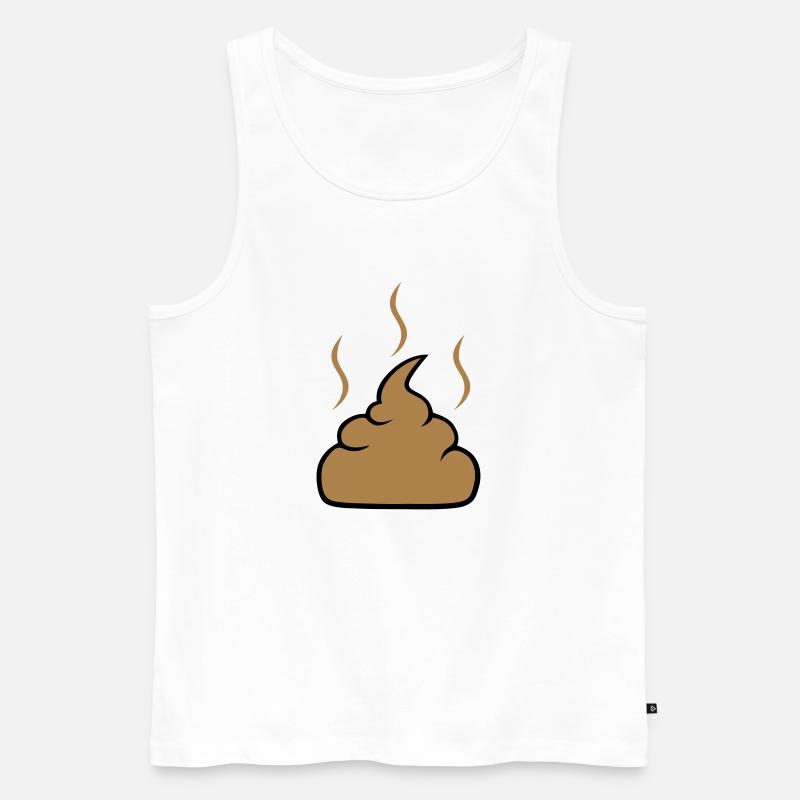 Shit - Männer Premium Bio Tank Top - Weiß