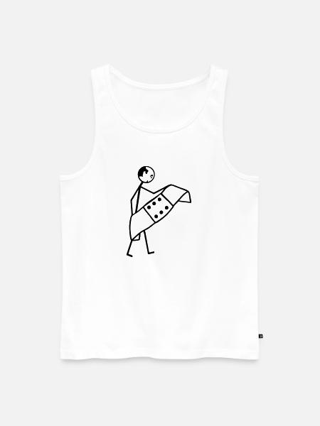Sanitäter Rettungsassistent Arzt - Männer Premium Bio Tank Top - Weiß