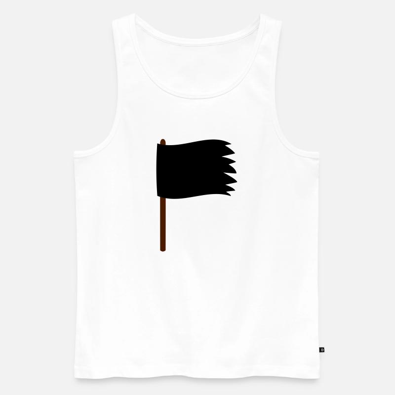Fahne - Männer Premium Bio Tank Top - Weiß