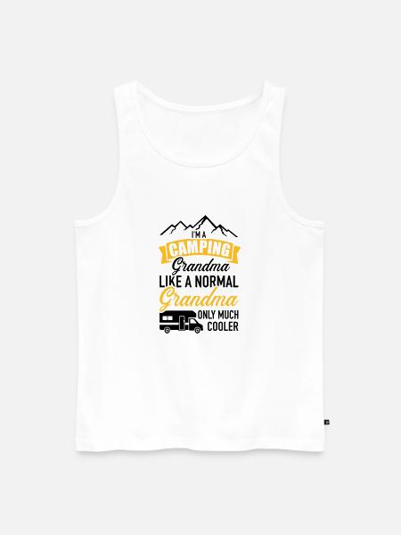 camper - Herre Premium økologisk tanktop - hvid